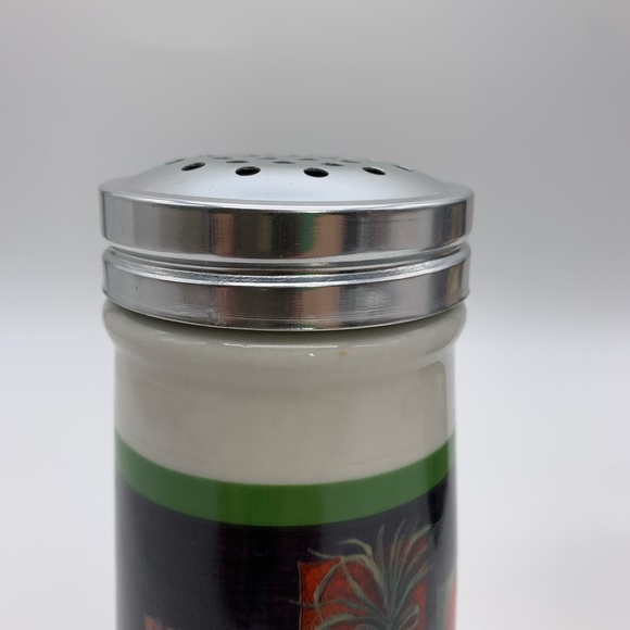 Susan Winget Ceramic Vintage Cheese Shaker BRAND NEW! With Veg. & Fruit Patterns - Picture 12 of 12